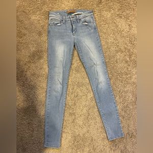 Joe’s light blue skinny jeans